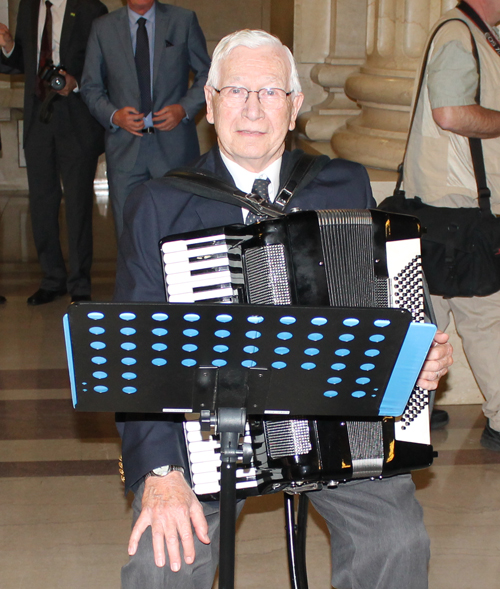 Accordion from Slovenian Singing Society Zarja 